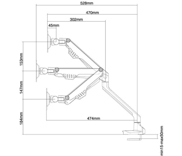 Neomounts FPMA-D750BLACK - 1060669 - zdjęcie 2